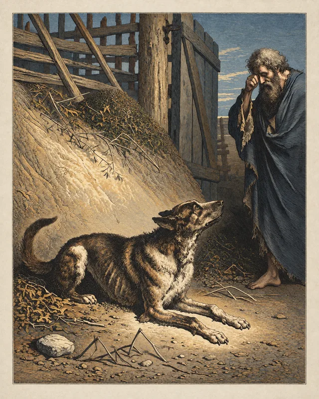 Argos wags his tail and dies